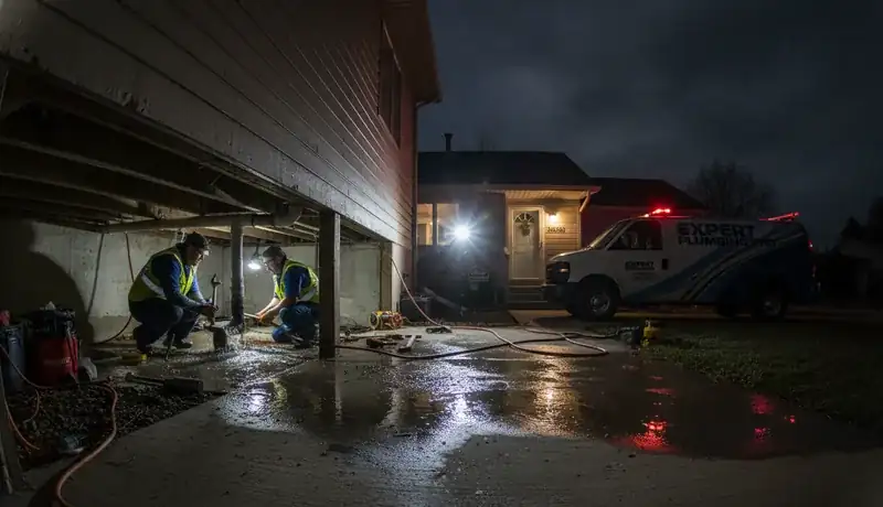 Expert Plumbing Pro - emergency-burst-pipe-repair-for-a-family-home-in-south-rifle