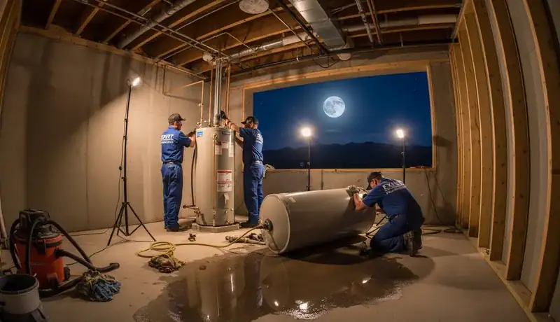 Expert Plumbing Pro - late-night-water-heater-failure-and-replacement-in-south-rifle