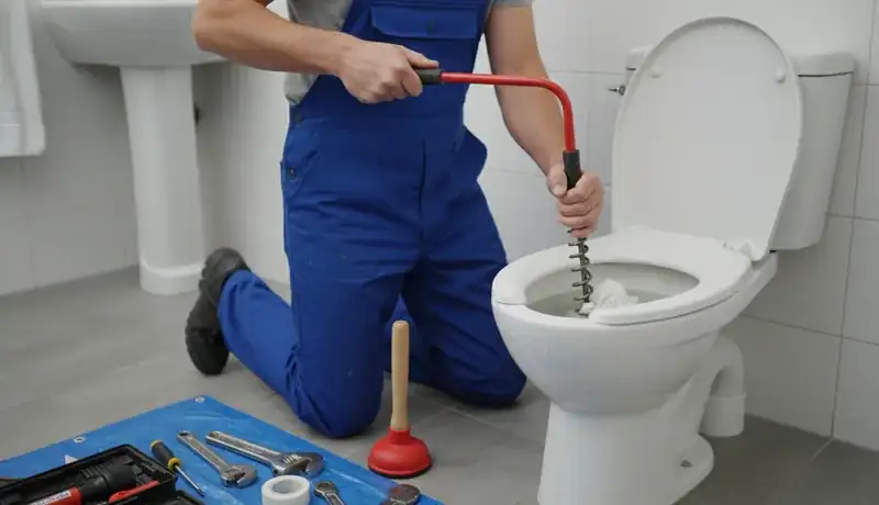 Expert Plumbing Pro - clogged-toilet-repair