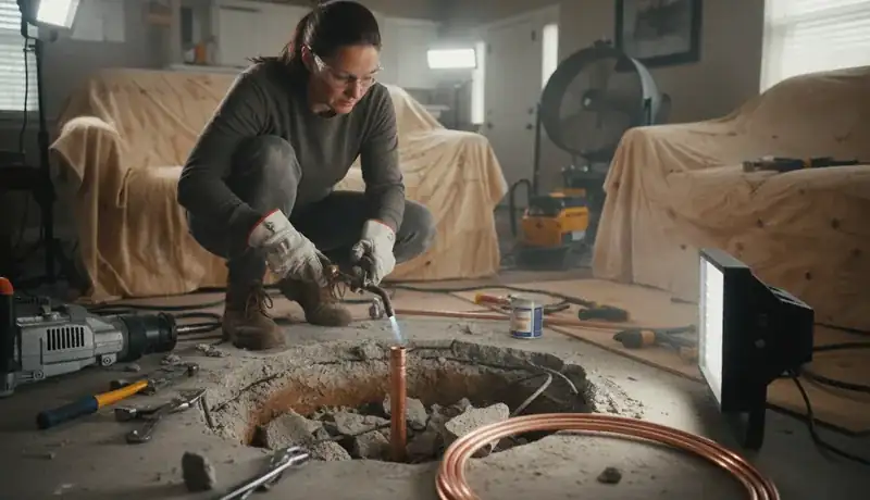 Expert Plumbing Pro - slab-leak-repair